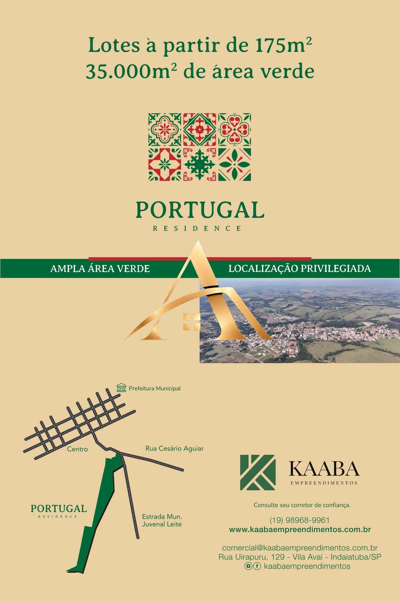 Terreno à venda Portugal Residence, Centro - Elias Fausto/SP - Andreia Araujo corretora