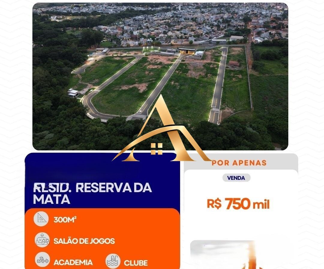 Terreno à venda Reserva da Mata - Andreia Araujo corretora