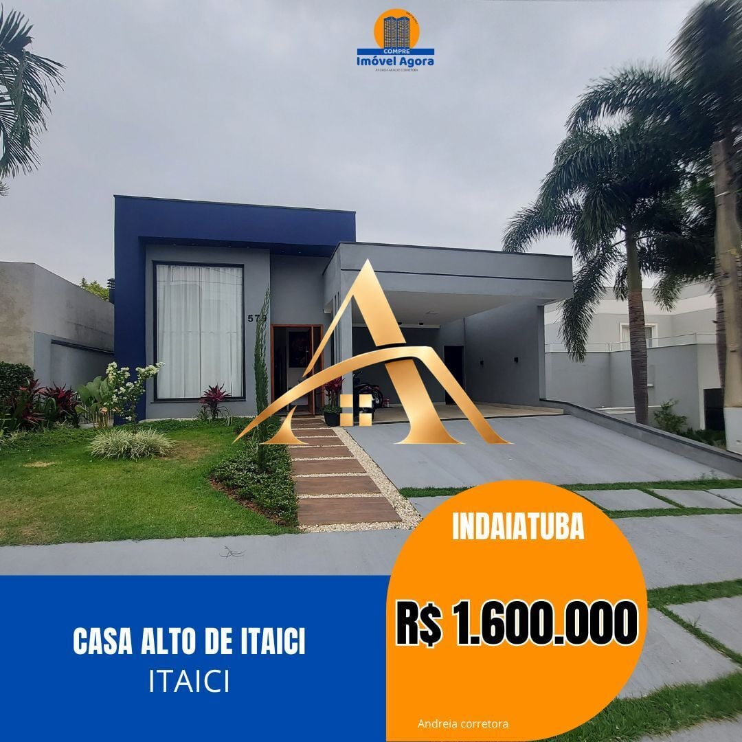 Casa em Condomínio em Residencial Alto de Itaici, Indaiatuba/SP - Andreia Araujo corretora